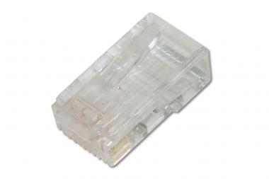 CAT 6 Modular Stecker für Rundkabel, ungeschirmt 