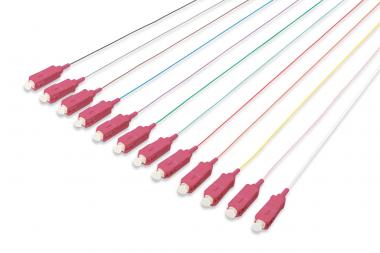 durchgefärbte SC simplex OM4 Pigtails 