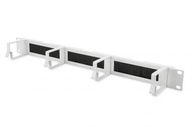 Kabelrangierpanel mit Bürstenleisten für 483mm (19-Zoll)-Schränke, 1HE 