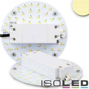 Platine LED 130mm, 9W, avec aimant, blanc chaud 