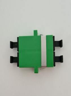 Kupplung SC/SC-Duplex APC grün Kunststoff, Keramikhülse 