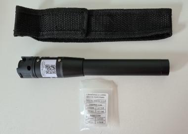 30mW Stiftform Visuelles Fehlersuchgerät mit 2,5mm Adapter für LWL Strecken 10-30km / ++ optionaler 1,25mm Adapter JJT-VISIFAULT-2.5TO1.25 ++ 