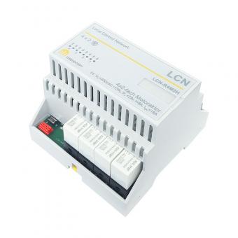 Relaismodul für 4 x 2 Jalousiemotore (230V / 8A) inkl. Versorgung 