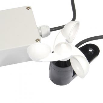 Windsensor komplett mit LCN-UPS im IP65 Gehäuse 