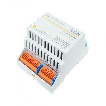 Tableau-Adapter für 12 LEDs und 8 Tasten, Hutschiene, gem. Kathode (-) 