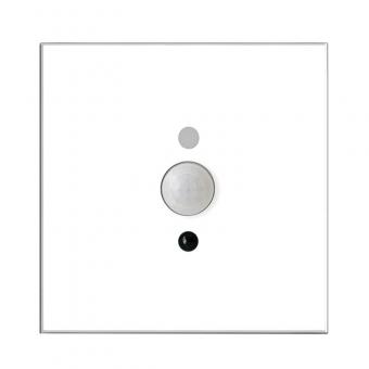 Glas-Univ.Sensor: Temp./Helligk./Feuchte/Bewegung/IR-Empf., 68er Dose, weiß 