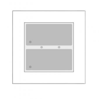 Transponder-Leser mit zwei kapazitiven Tasten, IR-Empfänger und Corona 
