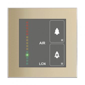 Intelligenter CO²-Sensor mit bis zu vier kapazitiven Sensorflächen, champagner 