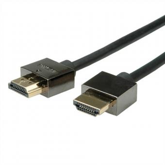 Ordinateur portable Câble HDMI à haut débit avec Ethernet, noir 