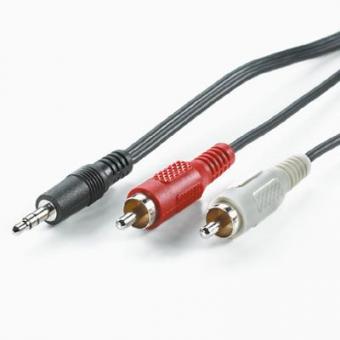 Kabel 3,5mm Stecker zu Cinch (2x Stecker) 