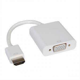 Adaptateur HDMI-VGA, HDMI M-VGA F, 0,15m 