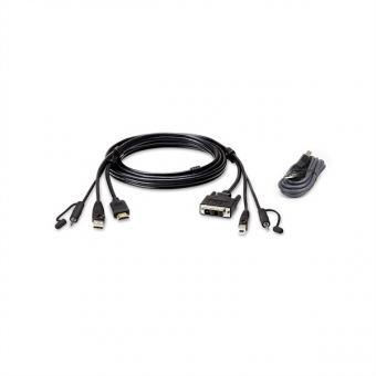 USB HDMI auf DVI-D Secure KVM Kabel Set, 2L-7D02DHX2 