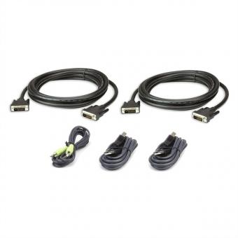 USB DVI-D Dual Link Secure KVM Kabel Set, 2L-7D03UDX5 