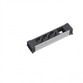 Einsatz für CONFERENCE TOP FRAME Medium, 3x Schutzkontakt, 1x ABD 