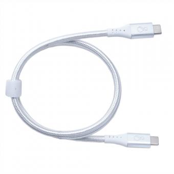 Ochno USB-C Kabel gerade 0,7m silber 