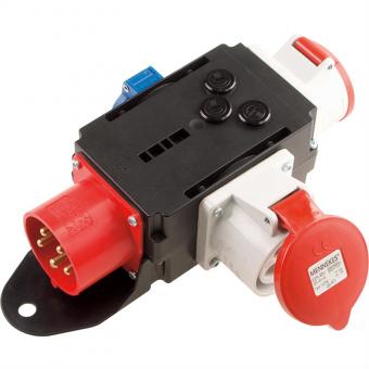 CEE-Adapter CEE Stecker 32A, 1x16A 5p400V 2x32A 5p400v 1Schutzk. 