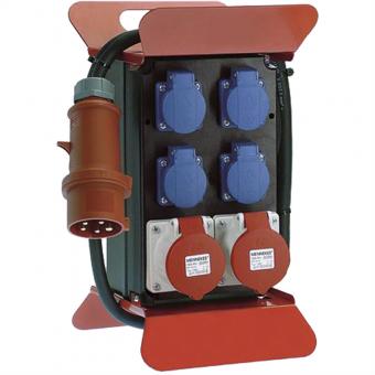 Stromverteiler Stecky 400V CEE, 2x16A 5p400V 4xSchutzkontakt 