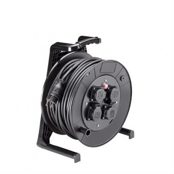 Enrouleur de câble 4-f IP54, 40m, H07RN-F3 G1,5qmm 