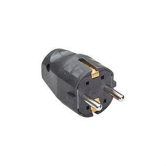 Montagestecker schwarz, für Zuleitung H03VV-F3G0,75-1,0-1,5mm 