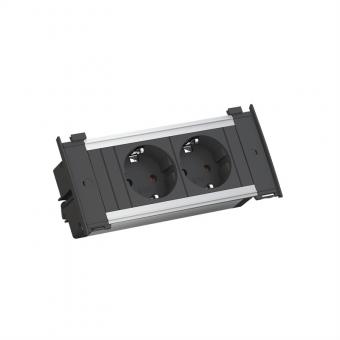 KAPSA X-Small 2x Schutzkontakt, Montagestecker 