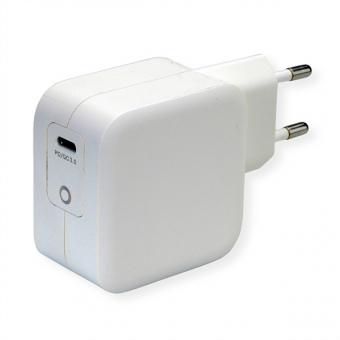USB Charger mit Euro-Stecker, 1x USB Typ C, PD, 61W 