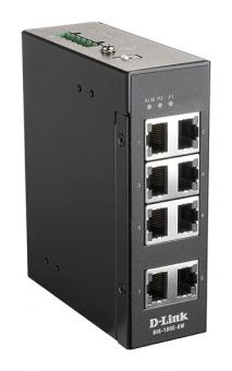 8-Port Industrial Switch, Unmanaged, Layer 2 