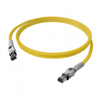 EasyLan VarioBoot Patchkabel Kat.6A, S/FTP, gelb, 1m 