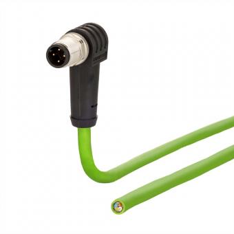 Câble Ethernet industriel M12, codage D, 5m 