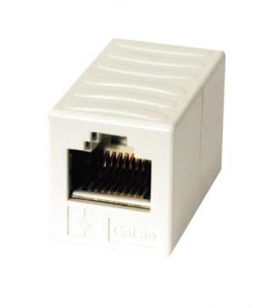 RJ-45 Kupplung, geschirmt, isoliert, Kat.6 