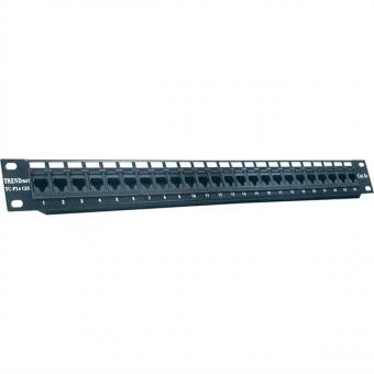 TC-P24C5E, 24-Port Patchpanel, Kat. 5e, ungeschirmt 