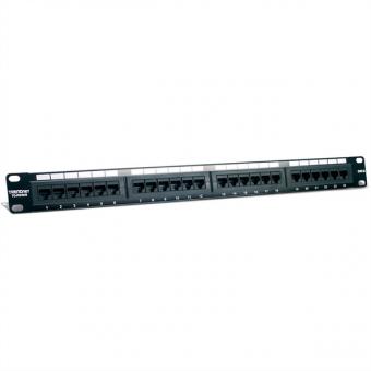 TC-P24C6, 24-Port Patchpanel, 19-Zoll, Kat. 6, ungeschirmt 