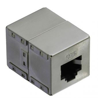 RJ-45 Kupplung, geschirmt, Kat. 6 