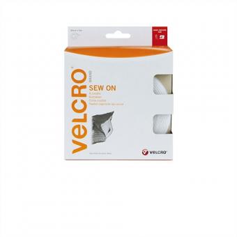 Klettband zum Aufnähen, 20mm x 5m 