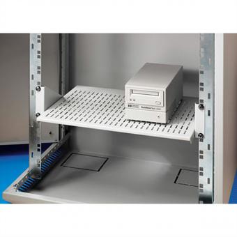 19-Zoll-Geräteträger, Stellfläche 430 x 400mm, RAL 7035 