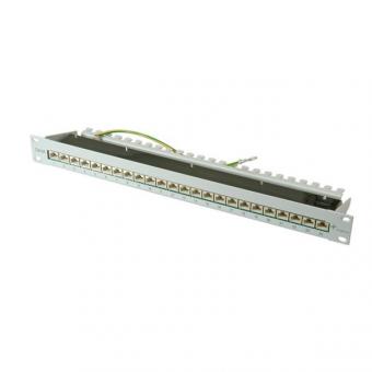 Panneau de brassage modulaire 19 pouces, 1 U, Cat. 6A (ISO / IEC), 16 ports 