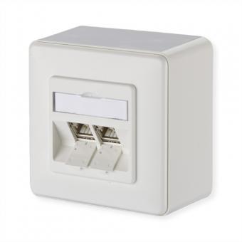 C6Amodul 2 Port 270°M AP reinweiß 