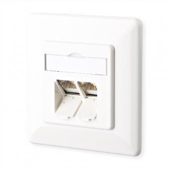 E-DAT C6 2 Port UP reinweiß 