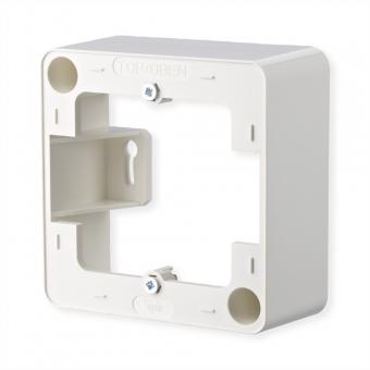 Aufputzrahmen 85 x 85mm, 1fach, reinweiß 