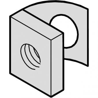 Schiebemutter, NTS, M6, 100 Stück 