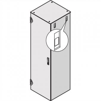 Varistar IP 20 panneau latéral, avec fermeture rapide, RAL 7035, 1200H 900D 