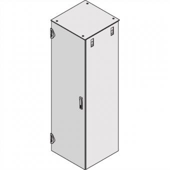 Varistar Porte avec cadre de montage, IP 20, 1 point de verrouillage, RAL 7035, 1400H 600W 