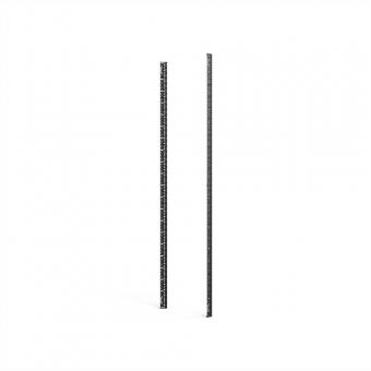 Adaptionswinkel, 47HE, RAL 7021, 2 Stück 