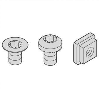 Befestigungsmaterial für Montageplatte, NTS MONTAGEPLATTE 