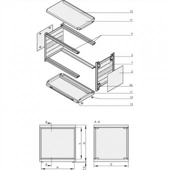 ratiopacPRO air Gehäuse, RATIO.AIR FB 3/4HE, 84TE 435T 