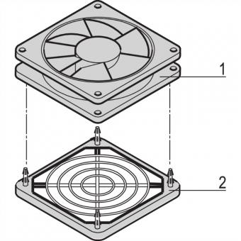 Ersatzlüfter, SET 1 LUEFT.38MM 