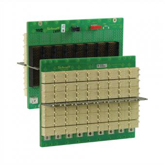 Carte-mère série CPCI, 3 U, 9 slots, System Slot Left, Single Star, avec RIO 