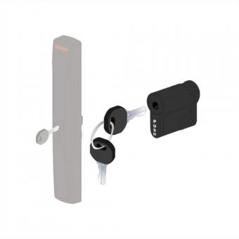 LOCK WITH LOCKABLE PUSH BUTTON, Schlosseinsatz 