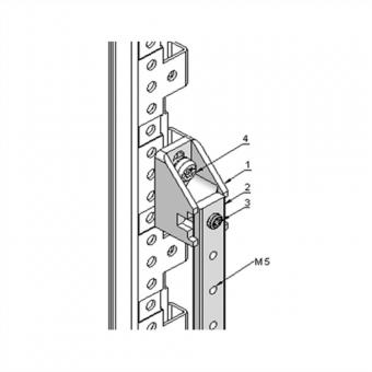 ERDUNGSSCHIENENSET M5 440MM-20 PTS (19-Zoll) 