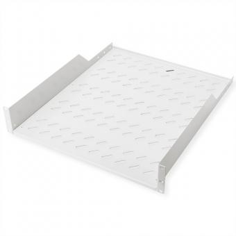 19-pouces Etagère 2U 550P, 25kg de charge gris 