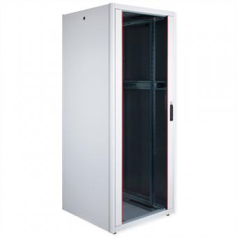 19-Zoll Netzwerkschrank Pro 42 HE, 800x800 BxT Glastür grau 